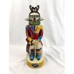 Vtg 1974 Ezra Brooks Kachina Decanter 80 Months Old Heritage China R-50 Empty